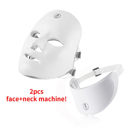 LED Face & Neck Mask – Rechargeable LED Photon Therapy Beauty Device