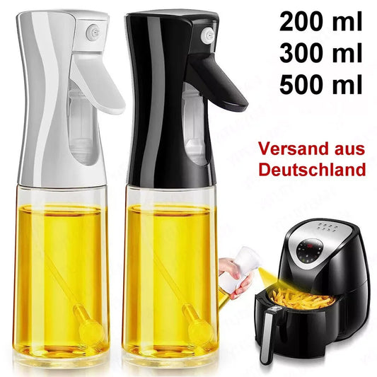 Premium Oil Spray Bottle – Reusable Olive Oil & Vinegar Dispenser