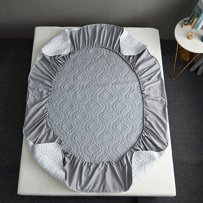 Waterproof Quilted Mattress Cover – Breathable Fitted Sheet Protector | Homevera