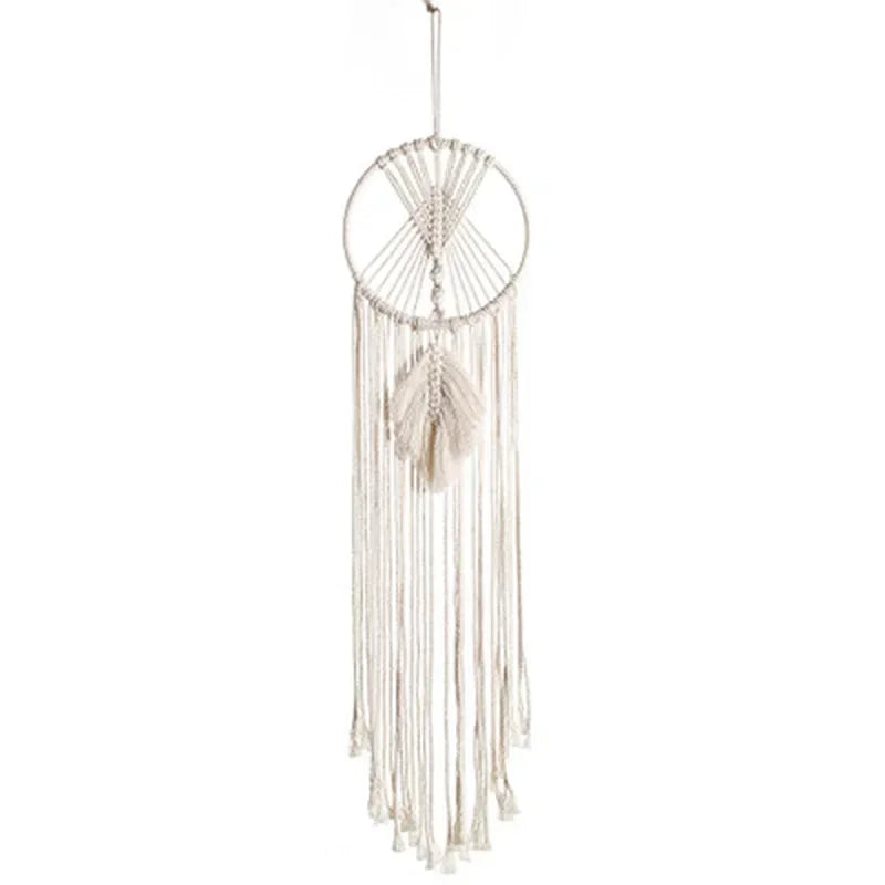 Macrame Dream Catcher Nordic Tapestry for Ramadan & Eid | Boho Wall Décor | Homevera
