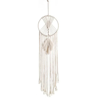 Macrame Dream Catcher Nordic Tapestry for Ramadan & Eid | Boho Wall Décor | Homevera