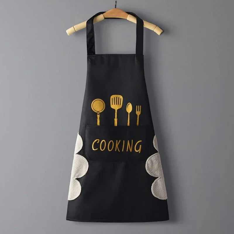 Waterproof & Oilproof Kitchen Apron – Lightweight Cooking Apron for Men & Women | Homevera