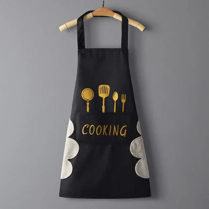 Waterproof & Oilproof Kitchen Apron – Lightweight Cooking Apron for Men & Women | Homevera