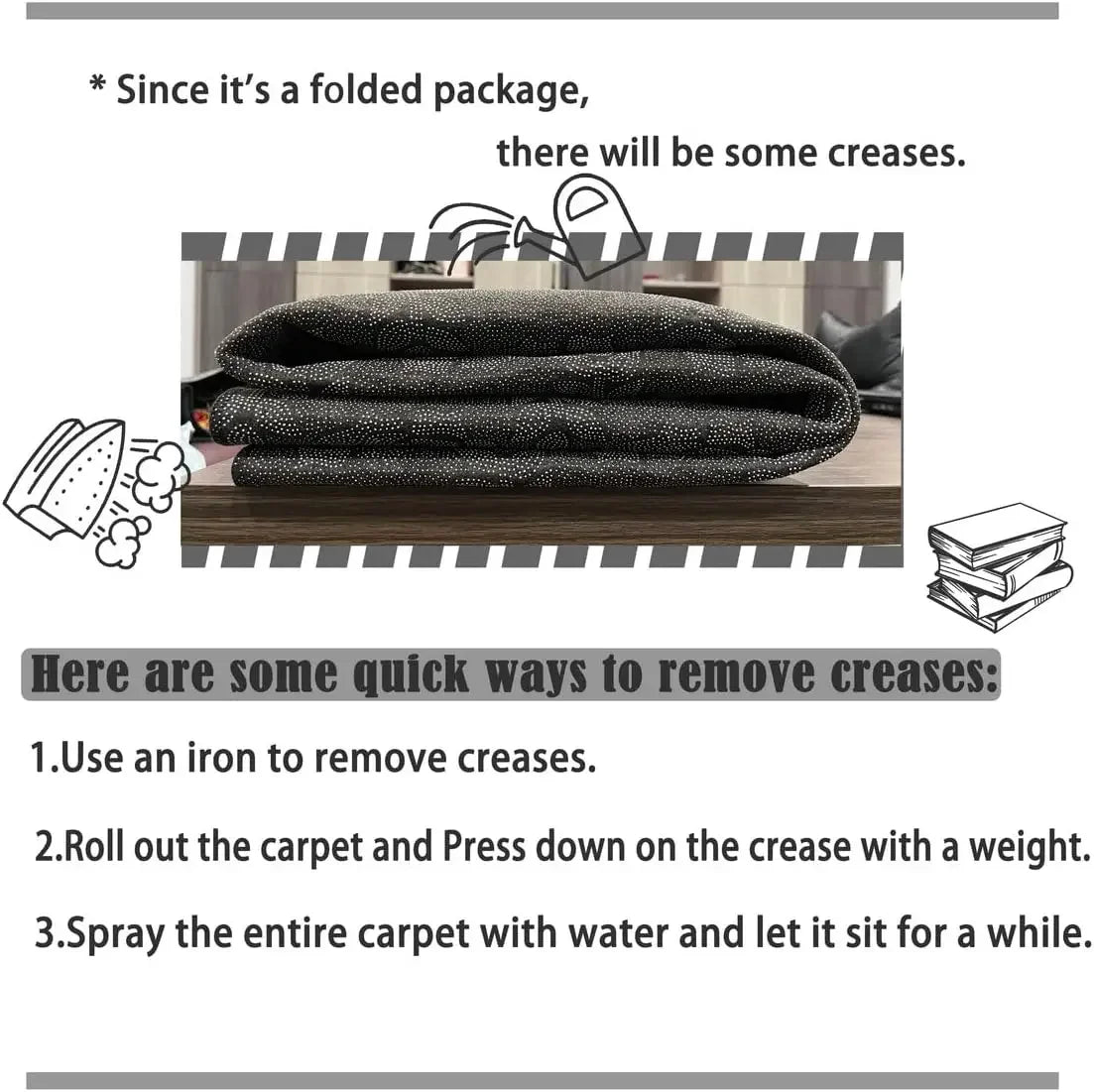 Homevera Super Absorbent Coral Velvet Floor Mat – Anti-Slip Bathroom & Door Mat