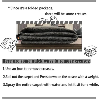 Homevera Super Absorbent Coral Velvet Floor Mat – Anti-Slip Bathroom & Door Mat