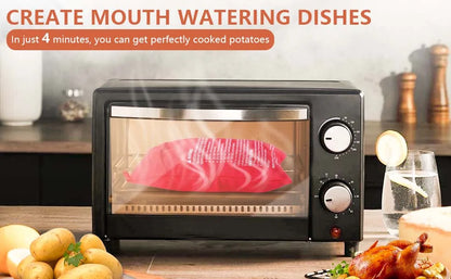 Microwave Potato Cooker Bag – Quick & Easy Baked Potato Maker (1PC / 2PCS Options)