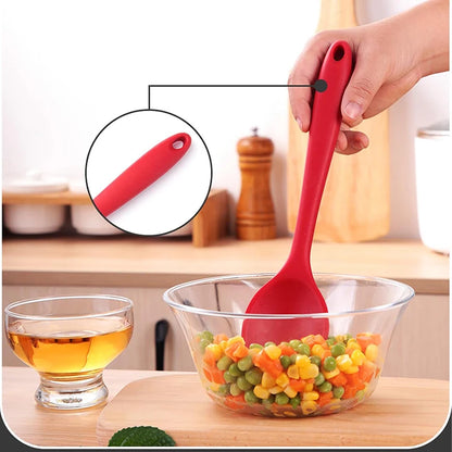 2-Piece Silicone Cooking Spoon Set
