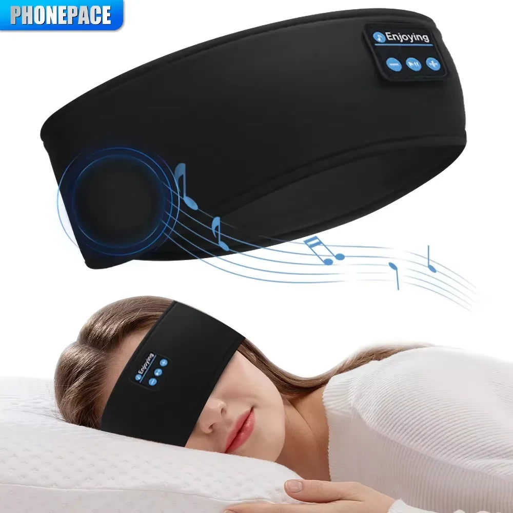 Wireless Bluetooth Sleeping Headband – Noise-Canceling Sports & Sleep Audio Mask