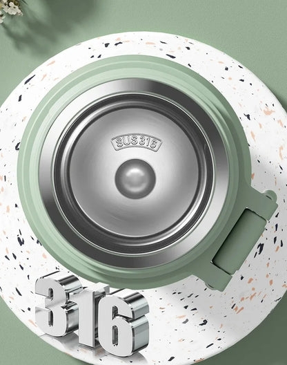 600ml Stainless Steel Thermal Water Bottle – Leakproof Insulated Travel Mug for Hot & Cold Drinks